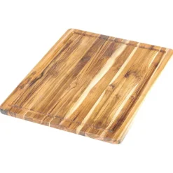 Teakhaus Scandi langshouten snijplank 36 x 26 cm teakhout