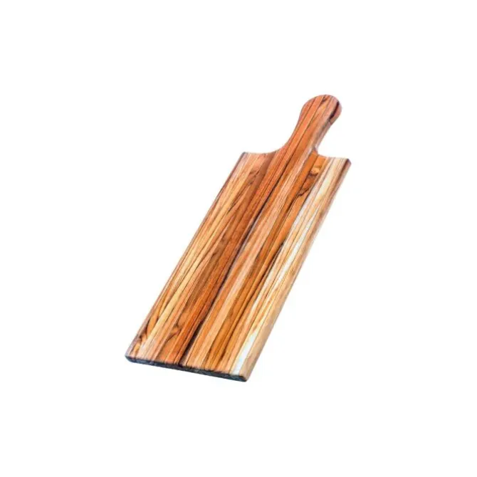 Teakhaus serveerplank met handgreep 53 x 18 x 1,4 cm