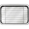 Tellier plateau met rekje 26 x 19 cm rvs