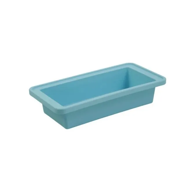The Original Food Cube mealprepbak 1 liter silicone Blue