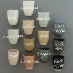 The Table Atelier cappuccinokop 220 ml keramiek curry