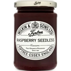 Tiptree frambozenjam zonder pitjes 340 gram