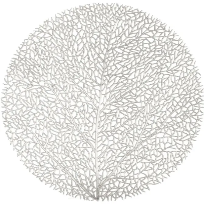 Tiseco Capelinni placemat ø 38 cm pvc silver