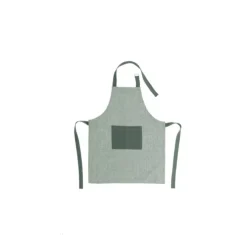 Tiseco Chambray kinderschort 52 x 63 cm katoen blue