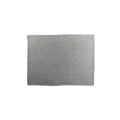 Tiseco Dobby theedoek 51 x 71 cm katoen zwart 3 stuks