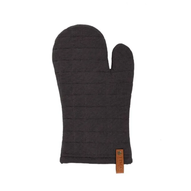 Tiseco Havana ovenwant 18 x 32 cm katoen zwart
