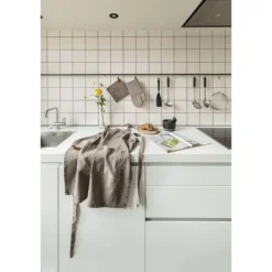 Tiseco Havana ovenwant 18 x 32 cm katoen dark taupe
