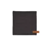 Tiseco Havana pannenlap 20 x 20 cm katoen zwart 2 stuks