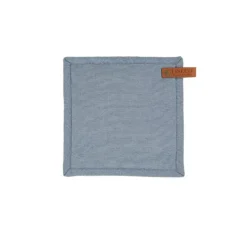 Tiseco Havana pannenlap 20 x 20 cm katoen stone blue 2 stuks