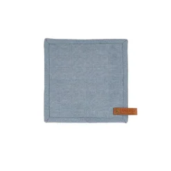 Tiseco Havana pannenlap 20 x 20 cm katoen stone blue 2 stuks