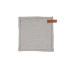 Tiseco Havana pannenlap 20 x 20 cm katoen light grey 2 stuks