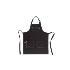 Tiseco Havana schort 70 x 85 cm katoen zwart