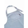 Tiseco Havana schort 70 x 85 cm katoen stone blue