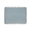Tiseco Mayaha placemat 30 x 40 cm blauw