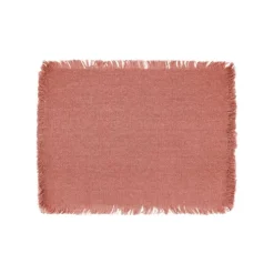 Tiseco Mayaha placemat 30 x 40 cm rood
