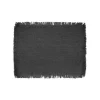 Tiseco Mayaha placemat 30 x 40 cm zwart