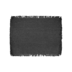 Tiseco Mayaha placemat 30 x 40 cm zwart