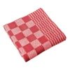 Tiseco Mineur theedoek 65 x 65 cm katoen rood
