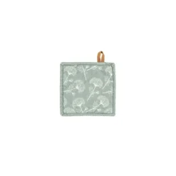 Tiseco Myrna Floral pannenlap 20 x 20 cm katoen green