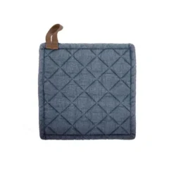Tiseco Myrna pannenlap 20 x 20 cm katoen blue 2 stuks