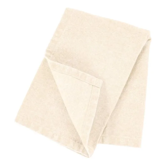 Tiseco Myrna servet 40 x 40 cm katoen ivory 2 stuks