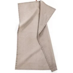 Tiseco Myrna theedoek 50 x 70 cm katoen taupe 3 stuks