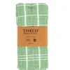 Tiseco Oman vaatdoek 32 x 35 cm katoen smoke green 6 stuks