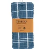Tiseco Oman vaatdoek 32 x 35 cm katoen stone blue 6 stuks