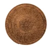 Tiseco onderzetter ø 15 cm rattan bruin