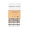 Tiseco Pharao Arabesque theedoek 50 x 70 katoen taupe 3 stuks