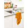 Tiseco Pharao handdoek 50 x 50 cm katoen camel 2 stuks