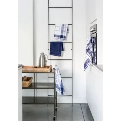 Tiseco Pharao Utensils theedoek 50 x 70 cm katoen dark blue 3 stuks