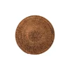 Tiseco placemat ø 36 cm rattan donkerbruin
