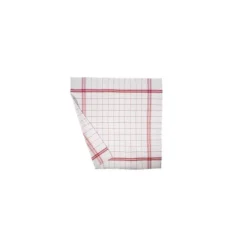 Tiseco Pro Chef theedoek 68 x 68 cm katoen rood 3 stuks