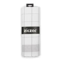 Tiseco professionele theedoek 55 x 75 cm katoen grijs 2 stuks