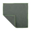 Tiseco Rib vaatdoek 30 x 30 cm microvezel stone green 2stuks