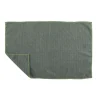 Tiseco Rice keukendoek 40 x 60 cm microvezel stone green 2 stuks