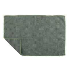 Tiseco Rice keukendoek 40 x 60 cm microvezel stone green 2 stuks