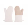 Tiseco Ruga ovenwant 18 x 32 cm katoen mushroom 2 stuks
