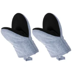 Tiseco Stella Gripper 14 x 18 cm katoen light blue 2 stuks
