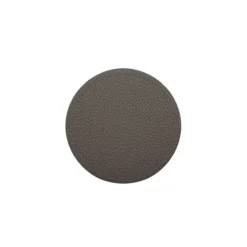 Tiseco Trudo onderzetter ø 10 cm vegan leer grey 4 stuks