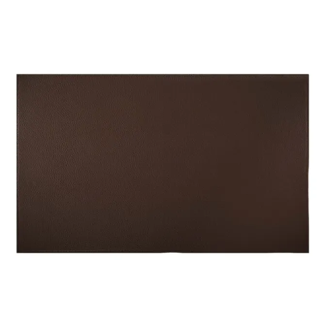 Tiseco Trudo placemat 33 x 45 cm vegan leer chocolat
