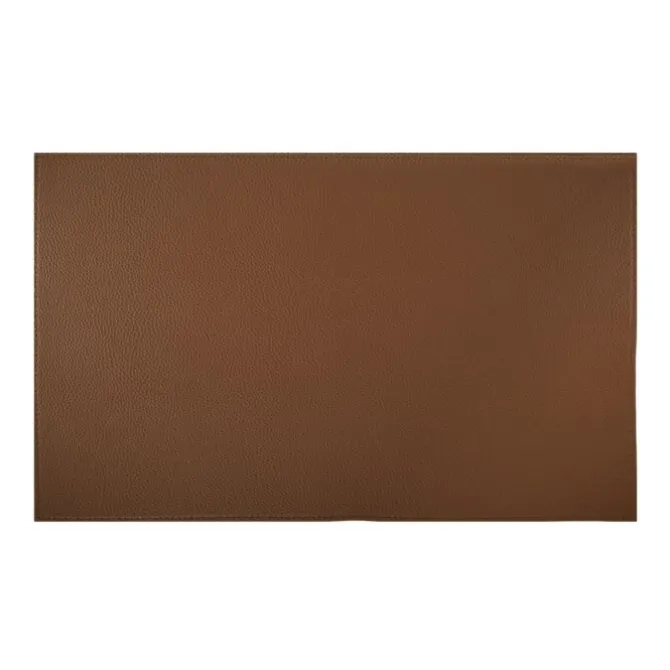 Tiseco Trudo placemat 33 x 45 cm vegan leer light brown