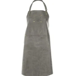 Tiseco Truman schort 64 x 85 cm pvc charcoal