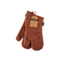 Tiseco Velmar ovenwant 33 x 17 cm katoen cognac 2 stuks