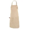 Tiseco Velmar schort 70 x 85 cm katoen beige