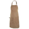Tiseco Velmar schort 70 x 85 cm katoen taupe