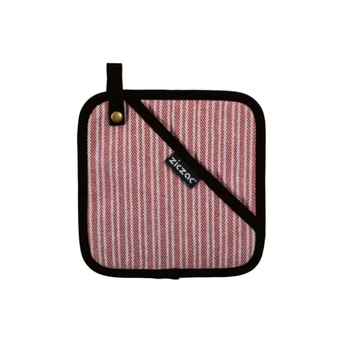 Tiseco Venton pannenlap 20 x 20 cm polyester dark taupe