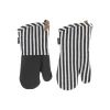 Tiseco Yinte ovenwant 17 x 33 cm black 2 stuks