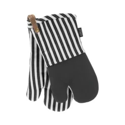 Tiseco Yinte ovenwant 17 x 33 cm black 2 stuks